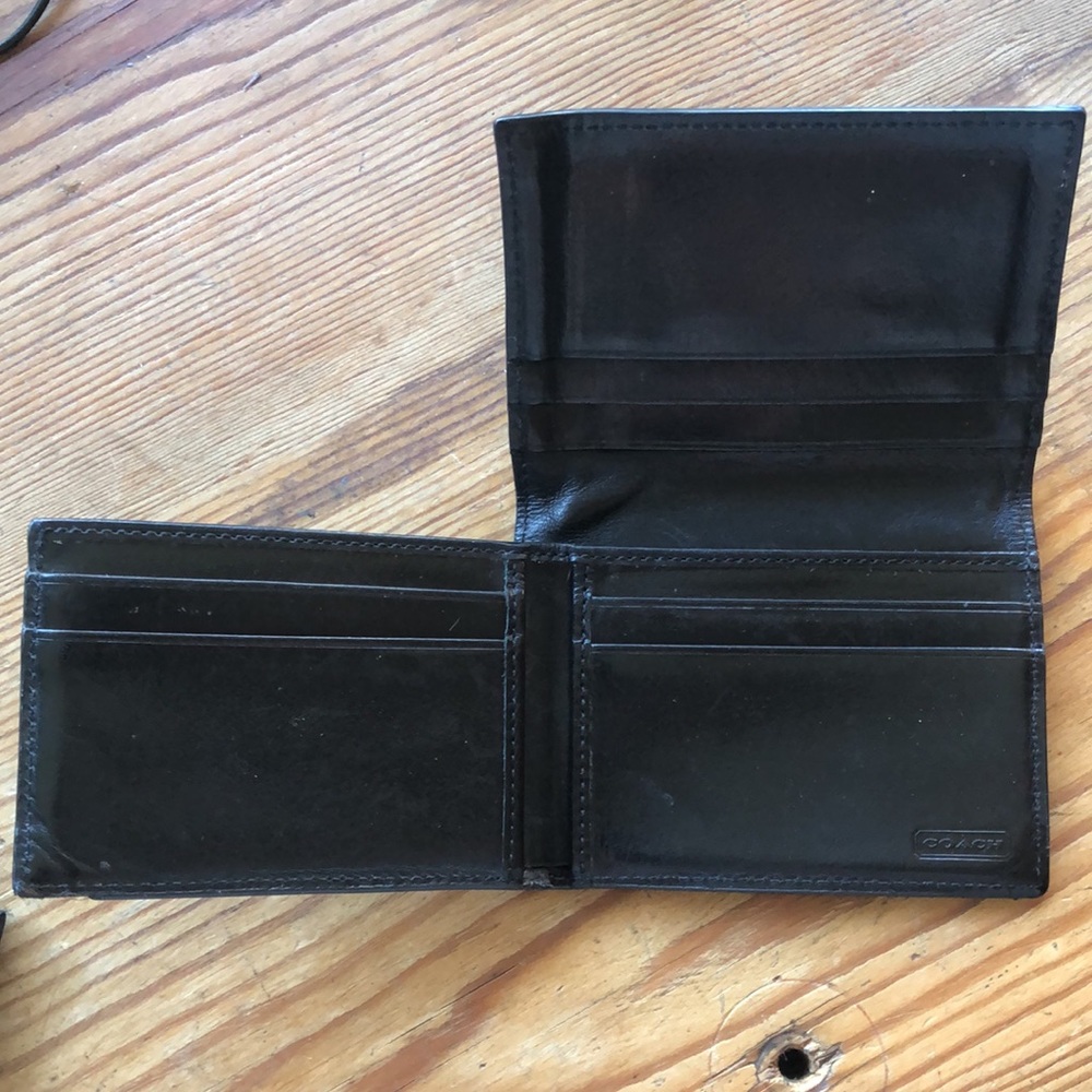 COACH Black Leather Wallet